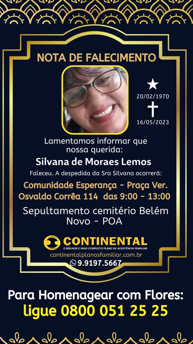 Leia mais sobre o artigo Silvana de Moraes Lemos