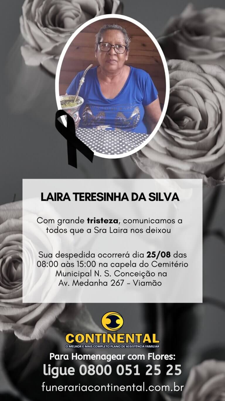Leia mais sobre o artigo Laira Teresinha da Silva