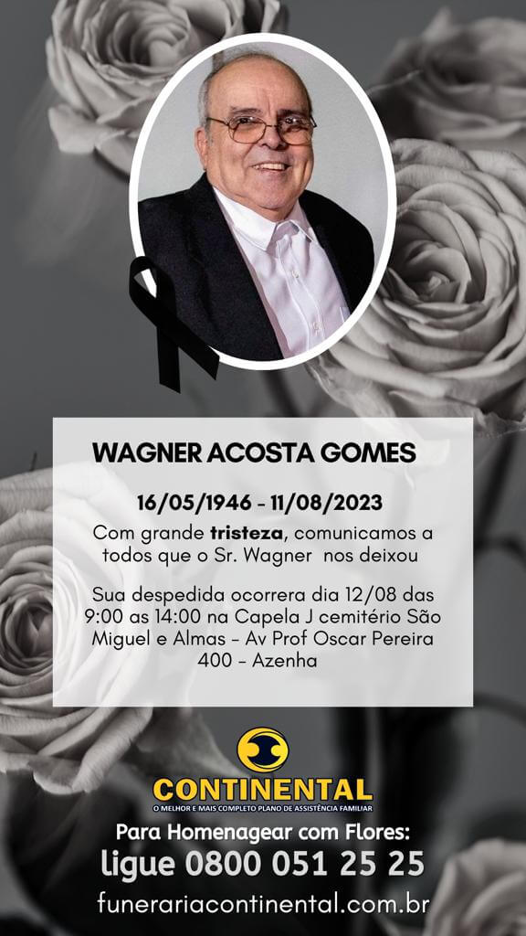 Leia mais sobre o artigo WAGNER ACOSTA GOMES