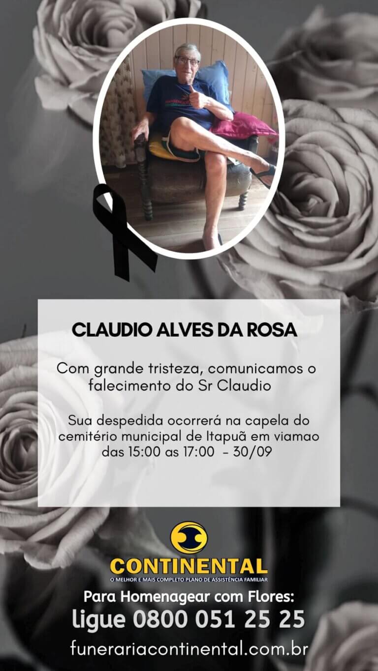 Leia mais sobre o artigo Claudio Alves da Rosa